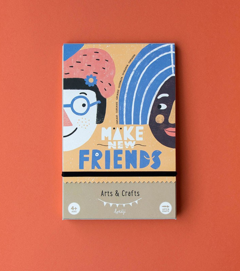 Make New Friends – Kit creativo Londji per inventare facce e ghirlande