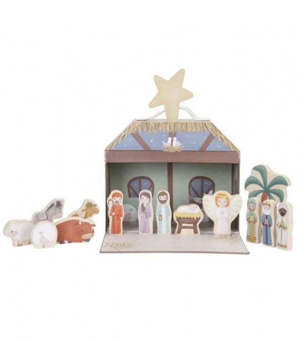 Presepe in legno