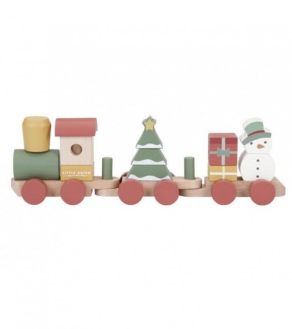 Trenino delle feste in legno