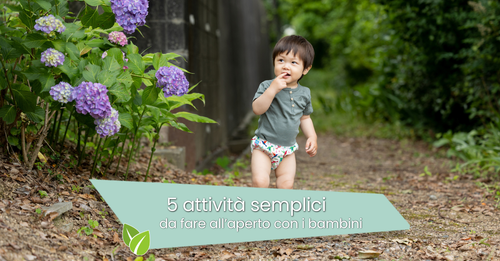 5 attività semplici da fare all’aperto con i bambini