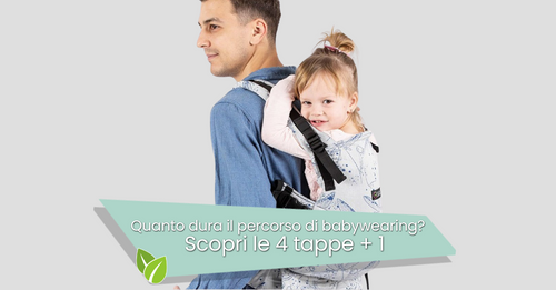 Quanto dura il percorso di babywearing? Scopri le 4 tappe + 1