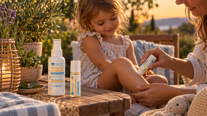 Proteggere i bambini dalle zanzare in modo naturale