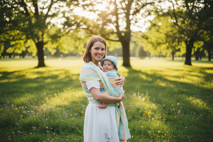 Babywearing in estate: come portare il bambino col caldo