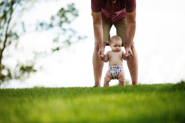 Pannolini lavabili e papà: dieci motivi per dire si!