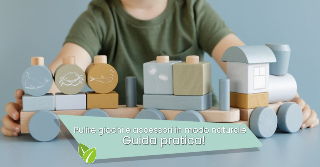 Pulire i giochi dei bambini