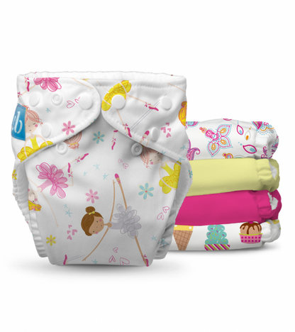 5X Pannolino lavabile Pocket One Size - Charlie Banana