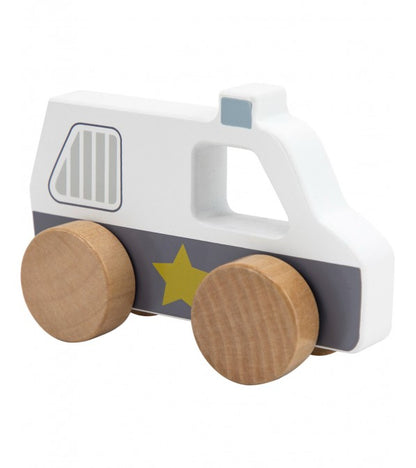Auto della polizia in legno