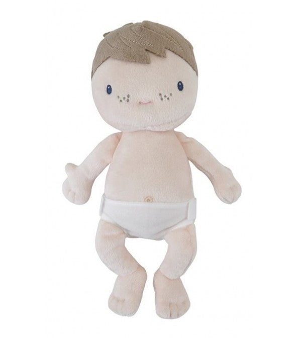 Bambola neonato con culla e accessori