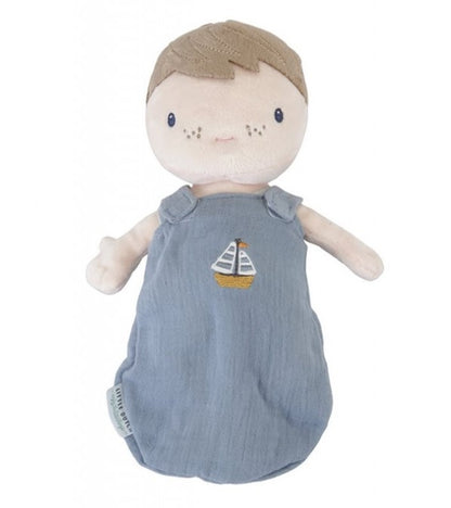 Bambola neonato con culla e accessori