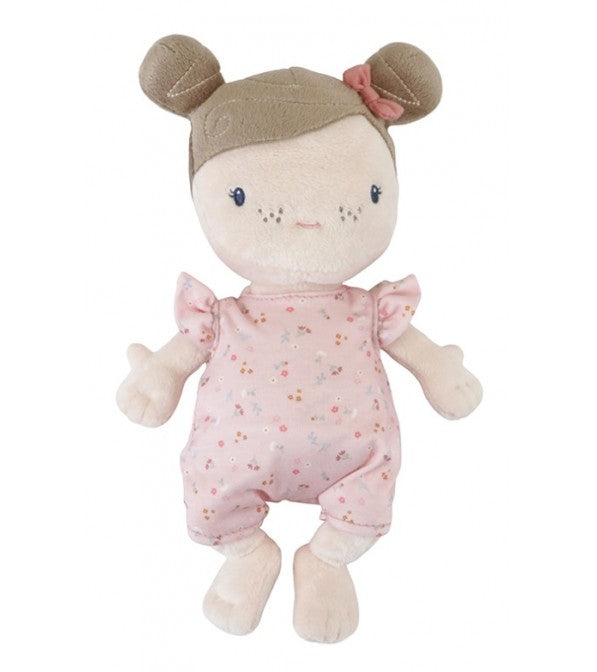Bambola neonato con culla e accessori