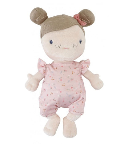 Bambola neonato con culla e accessori