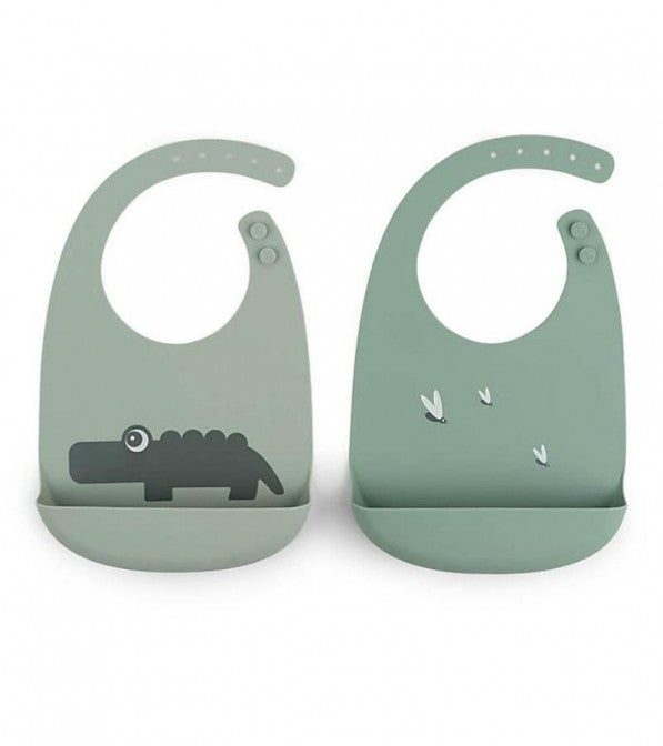 Bavaglini in silicone alimentare - 2 pz.