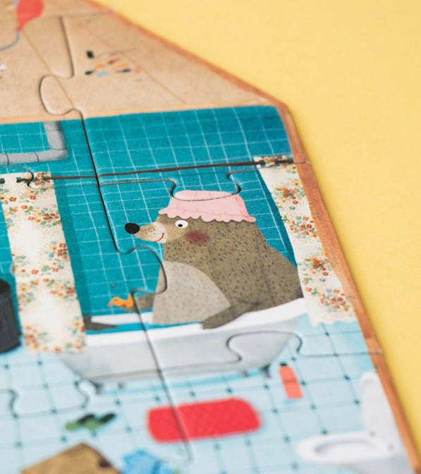 Benvenuti nella mia casa! Puzzle Reversibile
