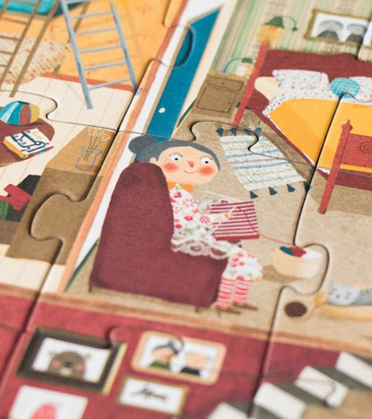 Benvenuti nella mia casa! Puzzle Reversibile