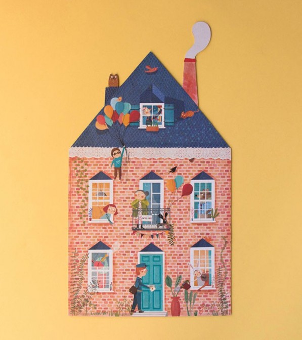 Benvenuti nella mia casa! Puzzle Reversibile