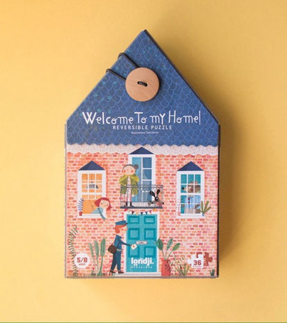 Benvenuti nella mia casa! Puzzle Reversibile