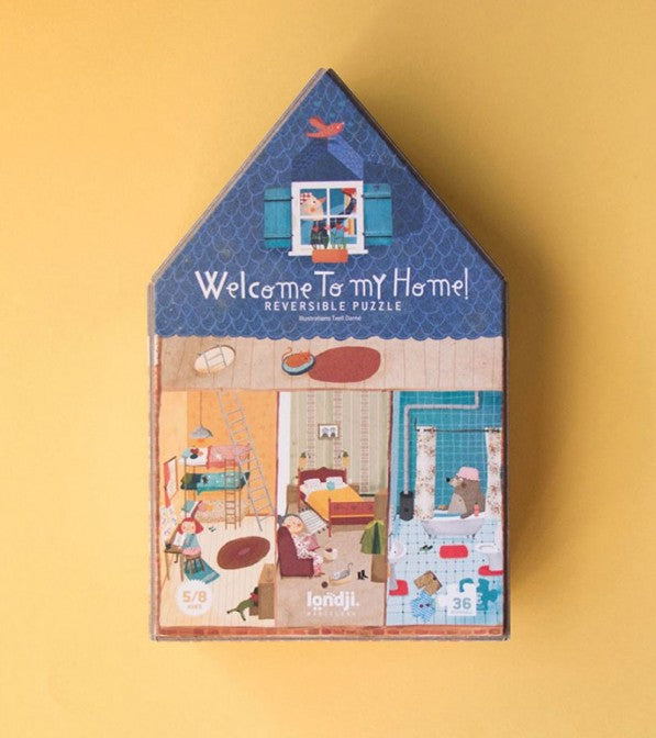 Benvenuti nella mia casa! Puzzle Reversibile