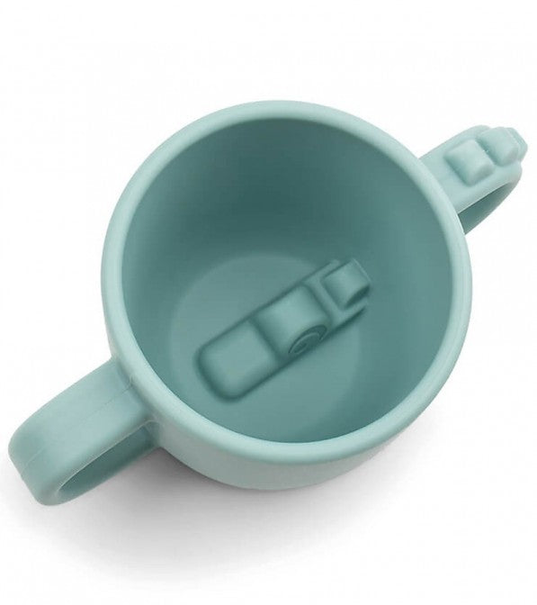 Bicchiere in silicone con manici