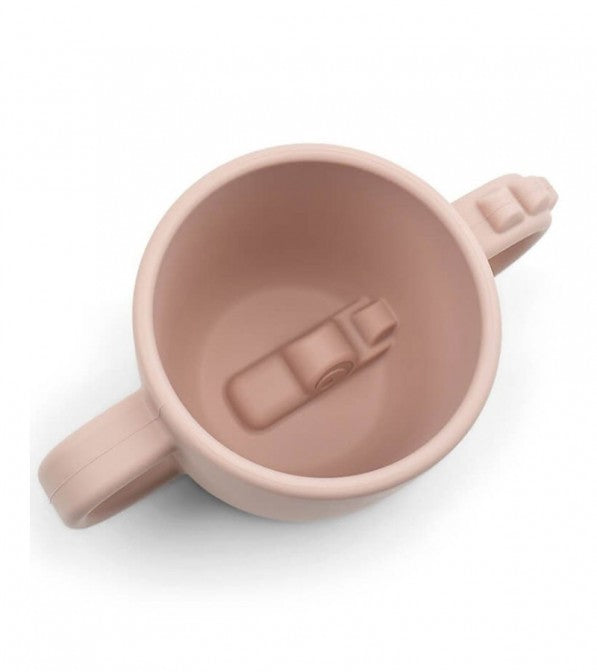 Bicchiere in silicone con manici
