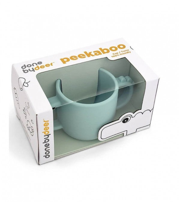 Bicchiere in silicone con manici