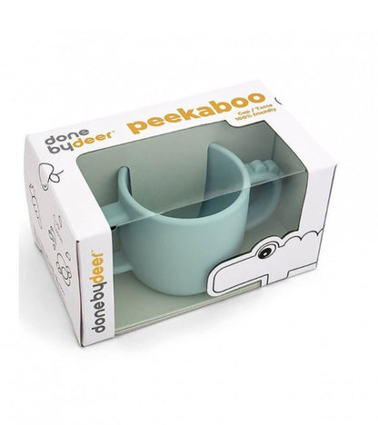 Bicchiere in silicone con manici