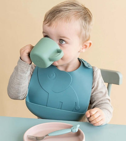 Bicchiere in silicone con manici