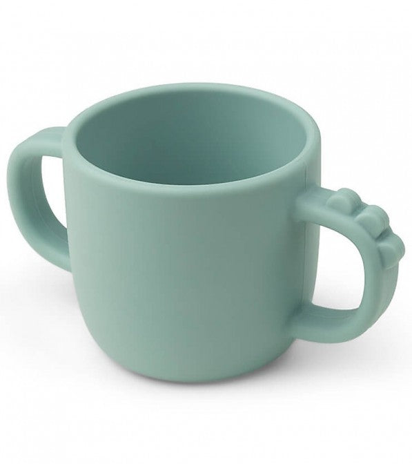 Bicchiere in silicone con manici