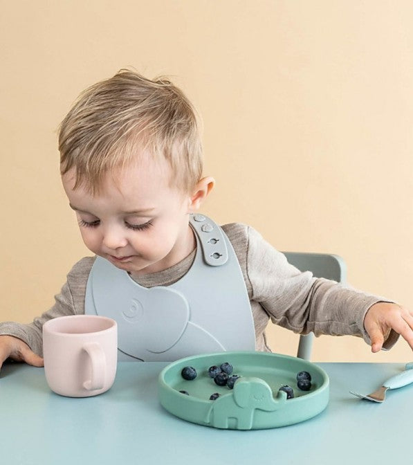 Bicchiere in silicone con manici