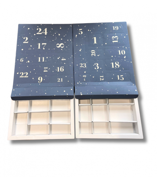Calendario dell'avvento in carta FSC