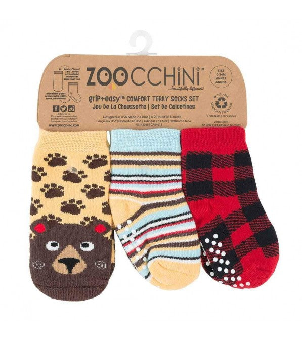 Calzini antiscivolo Zoocchini (3 pz.)