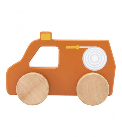 Camion dei pompieri in legno