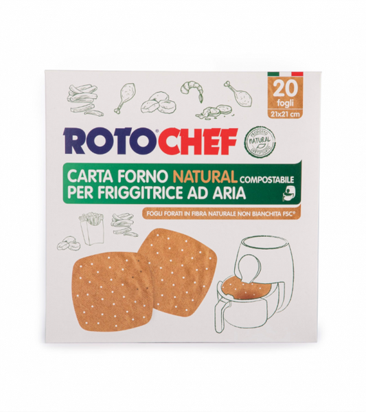 Carta per friggitrice ad aria - 20 fogli
