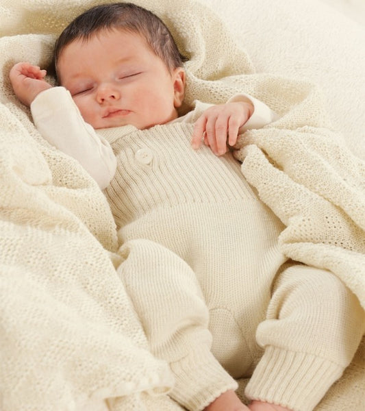 Coperta per neonati in lana