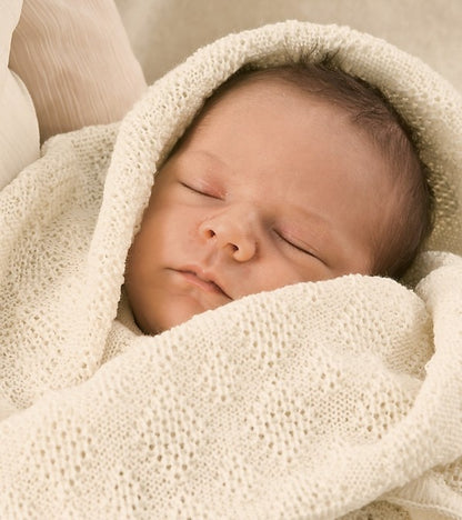 Coperta per neonati in lana