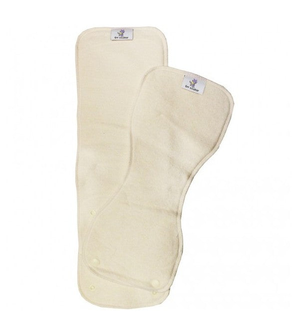 Coppia di inserti per pannolini lavabili pocket