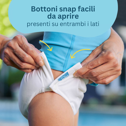 Costume Contenitivo con bottoni - L (10-16 kg)
