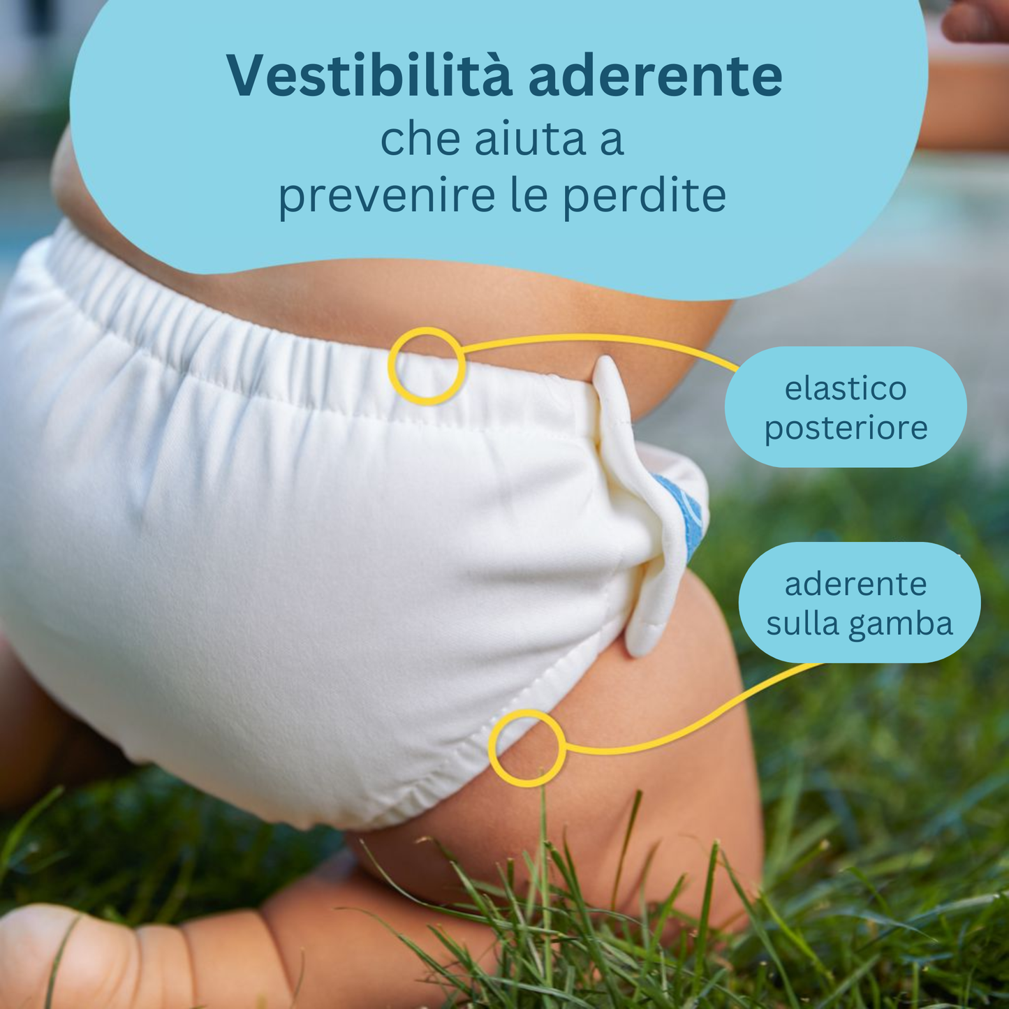 Costume Contenitivo con bottoni - L (10-16 kg)
