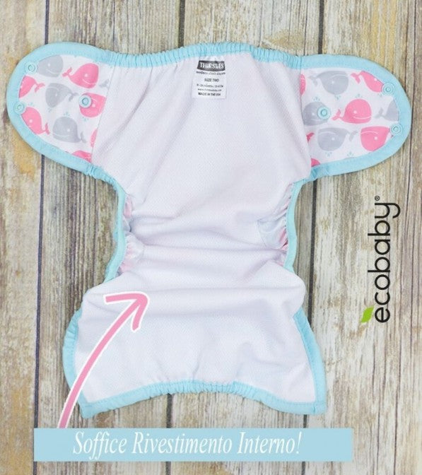 Costume contenitivo regolabile Thirsties - Size Three (16-25 kg)
