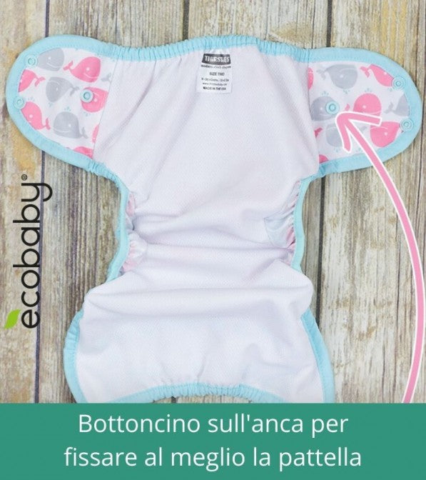 Costume contenitivo regolabile Thirsties - Size Three (16-25 kg)
