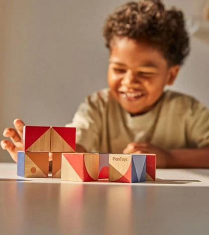Cubetti puzzle in legno