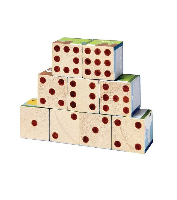 Cubetti puzzle in legno