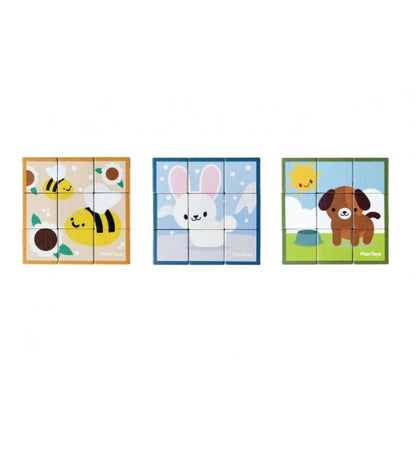 Cubetti puzzle in legno