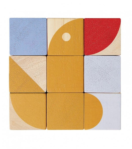 Cubetti puzzle in legno