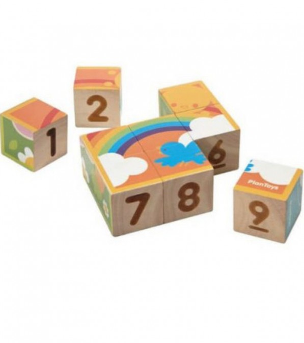 Cubetti puzzle in legno
