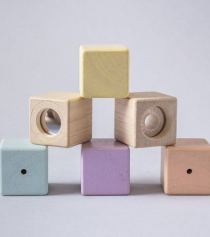 Cubetti sensoriali in legno