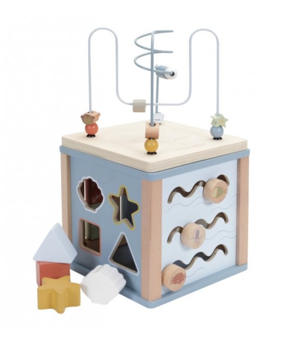 Cubo multiattività in legno
