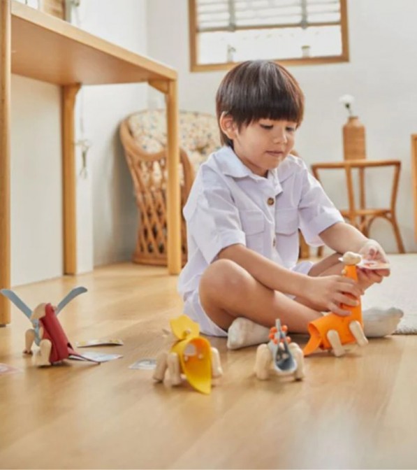 Dinosauri da costruire Plan Toys
