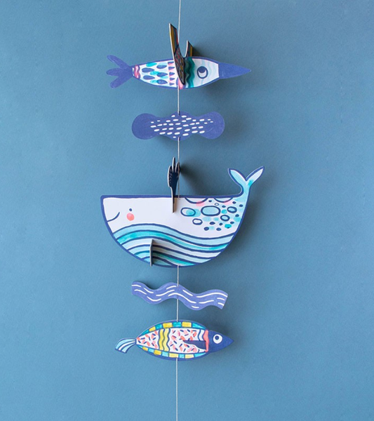 Al mare! – Kit creativo sostenibile con acquerelli