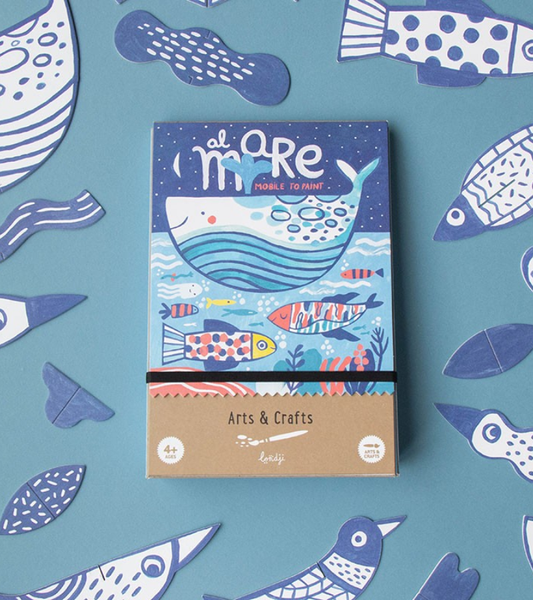 Al mare! – Kit creativo sostenibile con acquerelli
