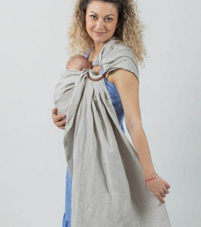 Fascia ring in bamboo organico e lino